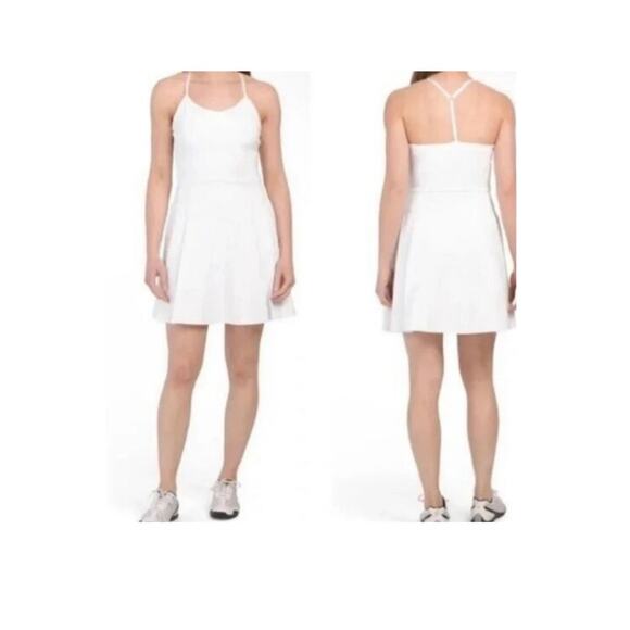 Tommy Bahama White Tennis Golf Racquet & Paddle Dress Bodysuit Sz XL Athletic - Picture 1 of 9